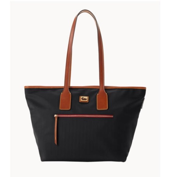 Dooney and Bourke Black Large Light weight Tote - Picture 1 of 5